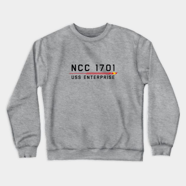 Crew Shirt for TOS Enterprise - Light Crewneck Sweatshirt by gofenris